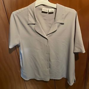 Grey button up